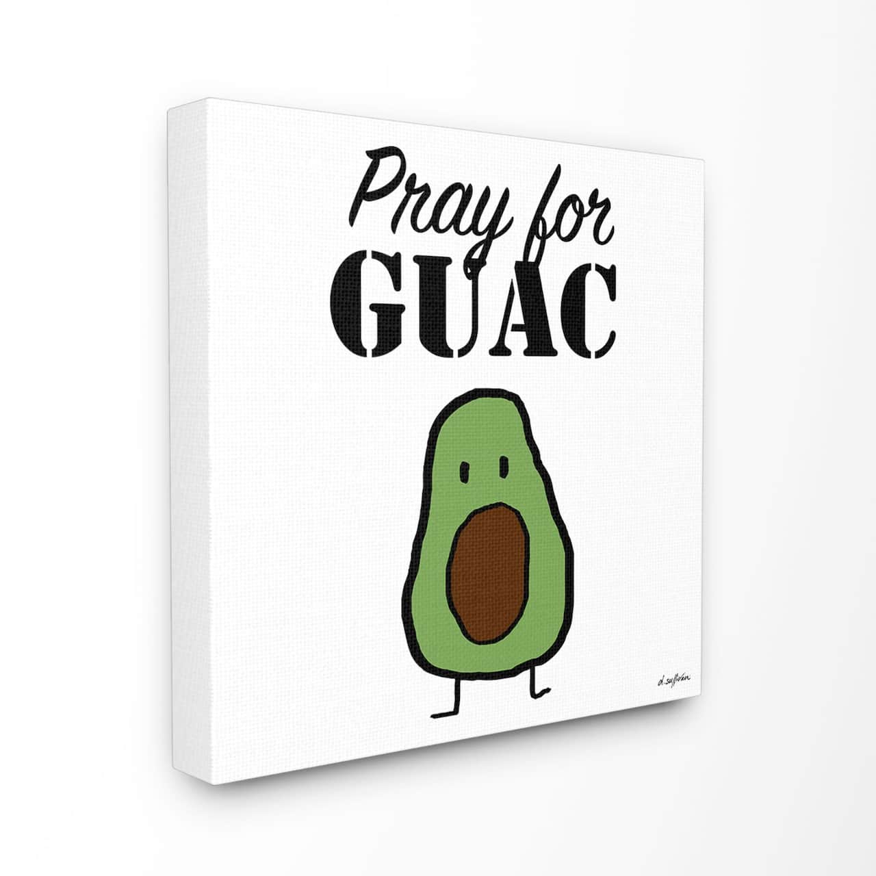 Stupell Industries Pray for Guac Canvas Art